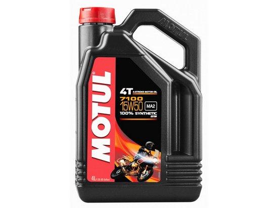 Ulei de motor pentru motociclete MOTUL 7100 15W50 4T - 4 litri